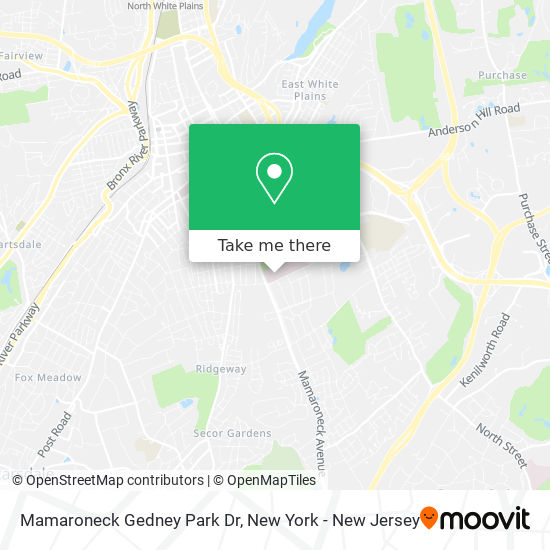 Mamaroneck Gedney Park Dr map