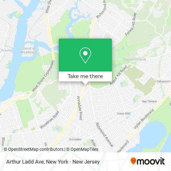 Mapa de Arthur Ladd Ave