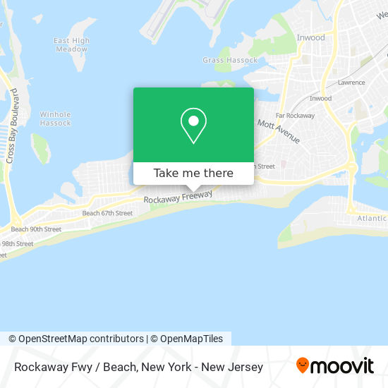 Rockaway Fwy / Beach map
