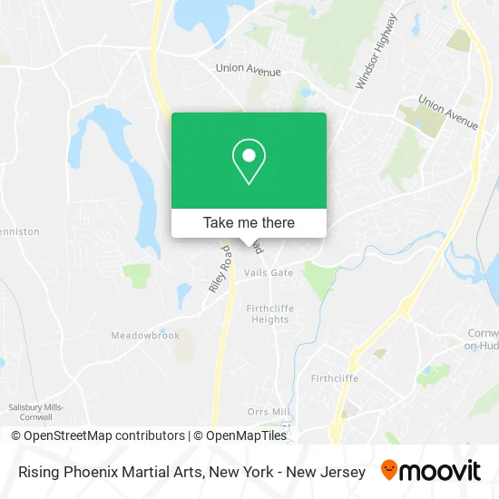 Rising Phoenix Martial Arts map