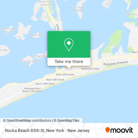 Rocka Beach 85th St map