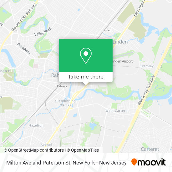 Mapa de Milton Ave and Paterson St