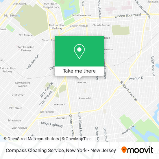 Compass Cleaning Service map