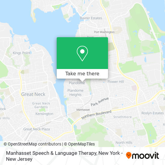 Mapa de Manhasset Speech & Language Therapy