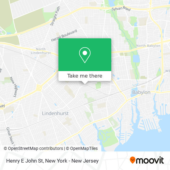 Henry E John St map