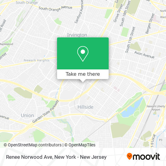 Mapa de Renee Norwood Ave