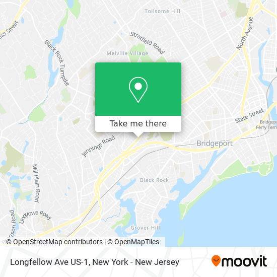 Mapa de Longfellow Ave US-1