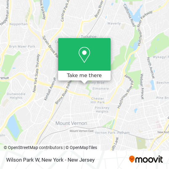 Wilson Park W map