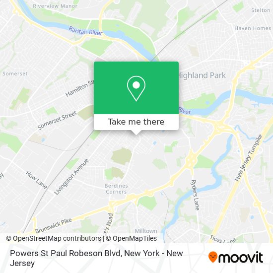 Mapa de Powers St Paul Robeson Blvd