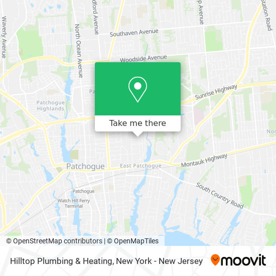 Mapa de Hilltop Plumbing & Heating