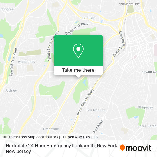 Mapa de Hartsdale 24 Hour Emergency Locksmith