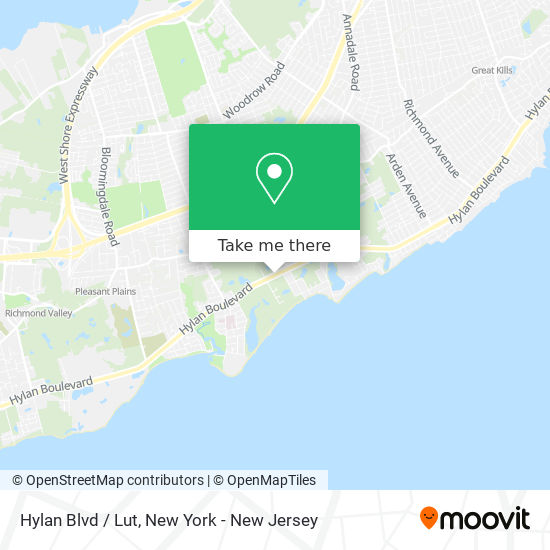 Mapa de Hylan Blvd / Lut
