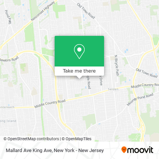 Mapa de Mallard Ave King Ave