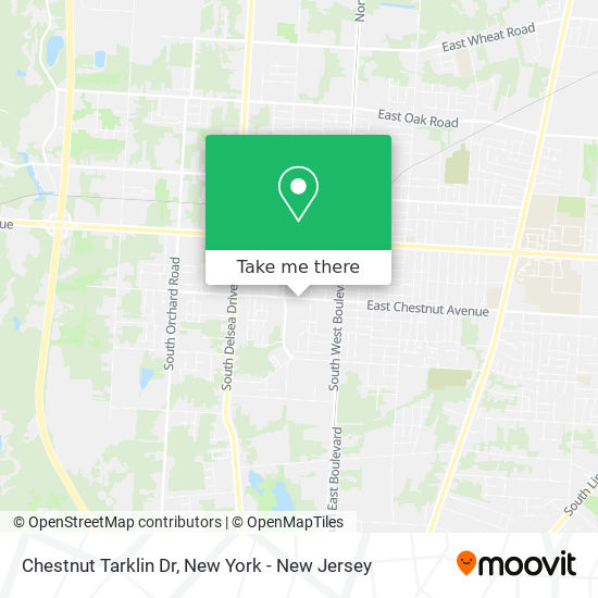 Chestnut Tarklin Dr map