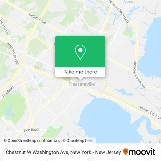 Mapa de Chestnut W Washington Ave