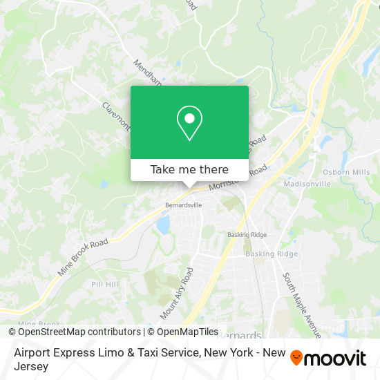 Airport Express Limo & Taxi Service map