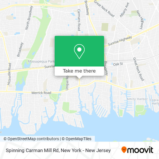 Spinning Carman Mill Rd map