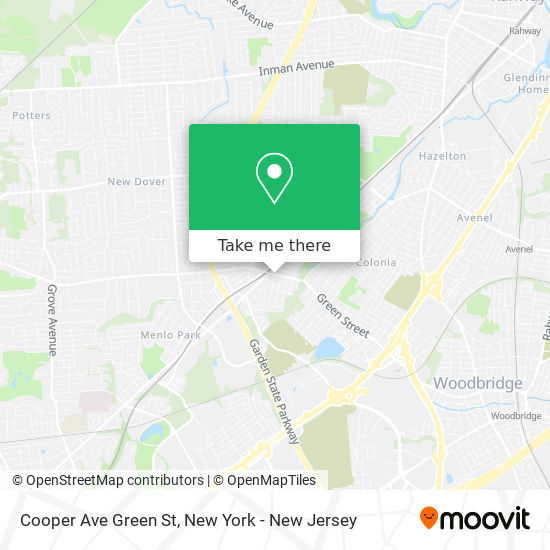 Cooper Ave Green St map