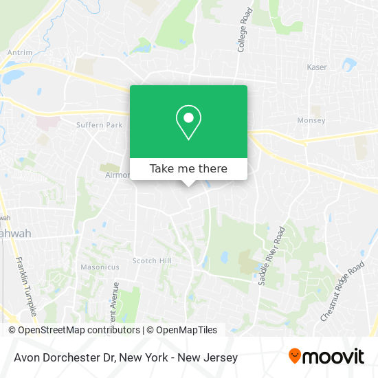Mapa de Avon Dorchester Dr