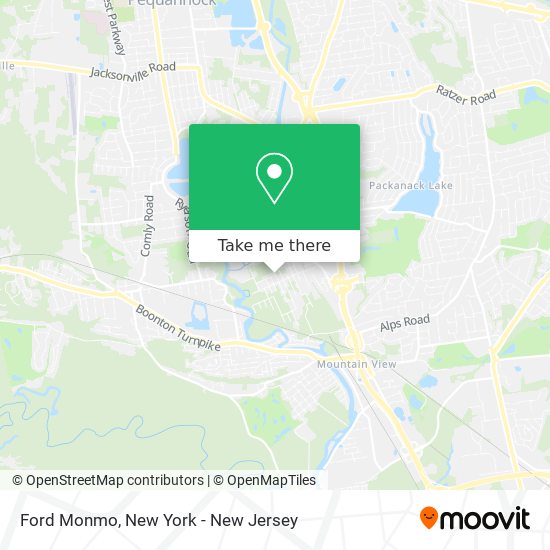 Ford Monmo map