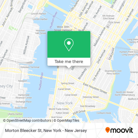 Morton Bleecker St map