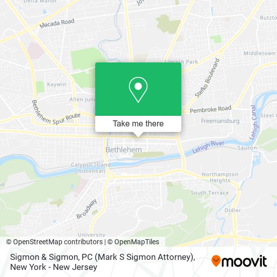 Sigmon & Sigmon, PC (Mark S Sigmon Attorney) map