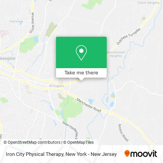 Iron City Physical Therapy map