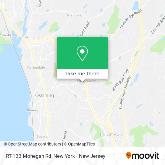 Mapa de RT-133 Mohegan Rd