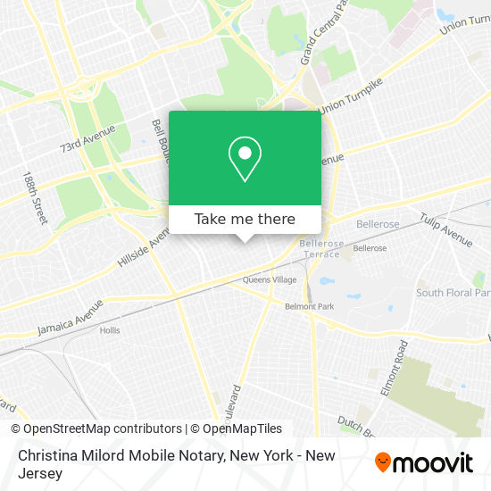 Christina Milord Mobile Notary map