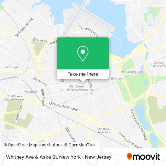Mapa de Whitney Ave & Aske St