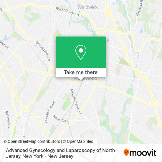 Mapa de Advanced Gynecology and Laparoscopy of North Jersey