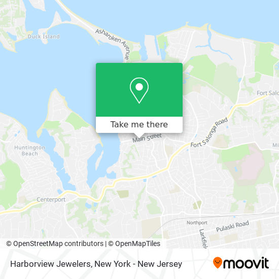 Harborview Jewelers map