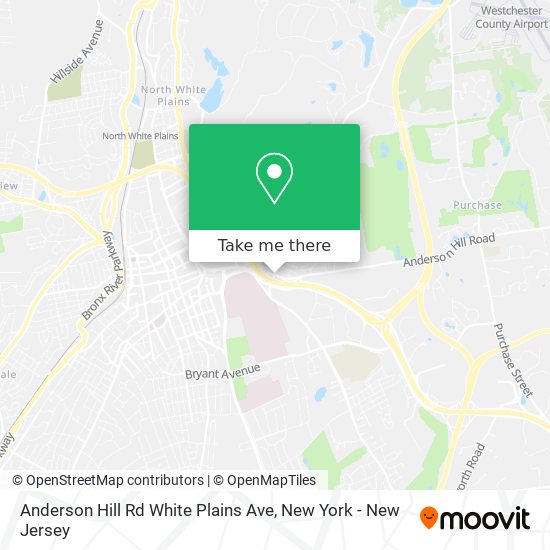 Mapa de Anderson Hill Rd White Plains Ave