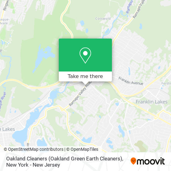 Mapa de Oakland Cleaners (Oakland Green Earth Cleaners)