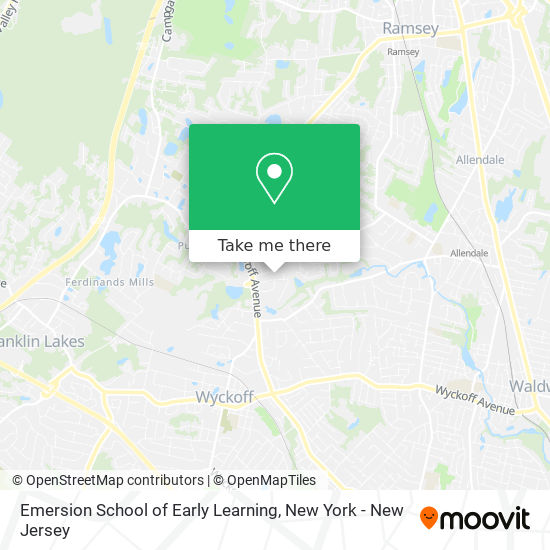 Mapa de Emersion School of Early Learning