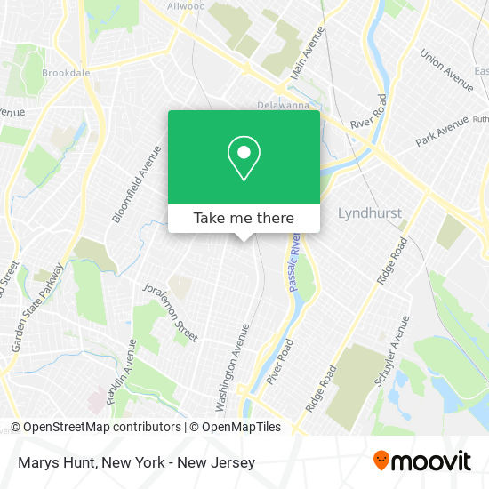 Marys Hunt map