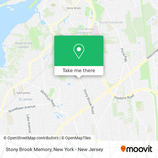 Stony Brook Memory map