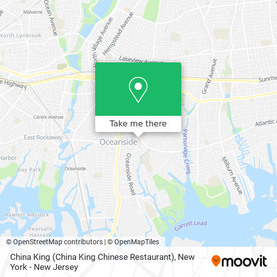 China King (China King Chinese Restaurant) map