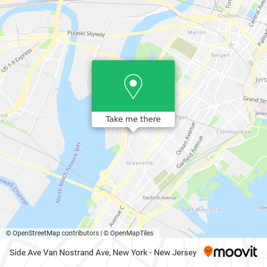 Mapa de Side Ave Van Nostrand Ave