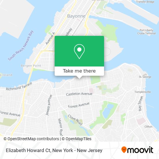 Elizabeth Howard Ct map