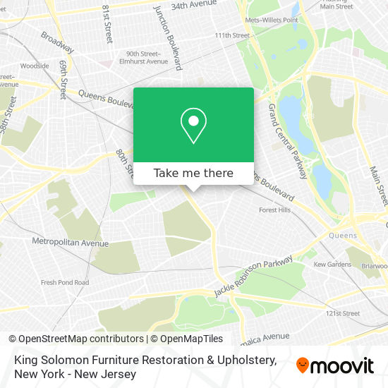 Mapa de King Solomon Furniture Restoration & Upholstery