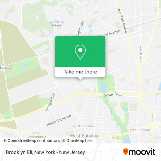 Mapa de Brooklyn Bli