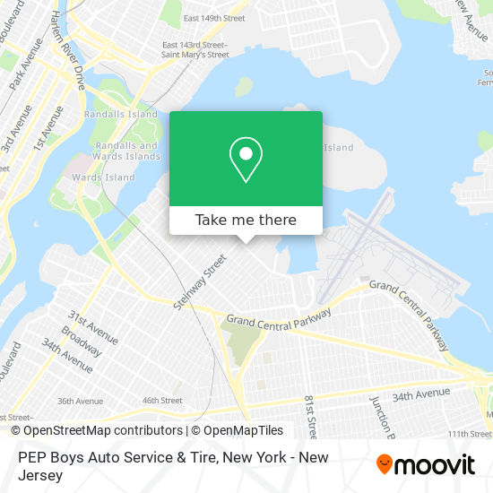 PEP Boys Auto Service & Tire map