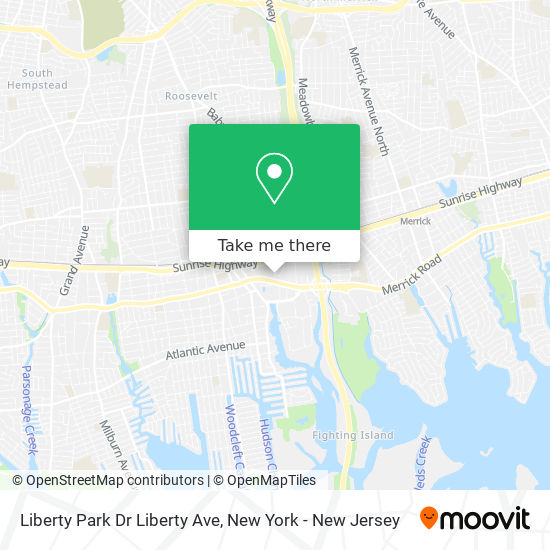 Mapa de Liberty Park Dr Liberty Ave