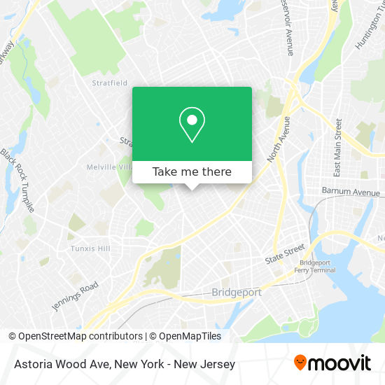 Mapa de Astoria Wood Ave