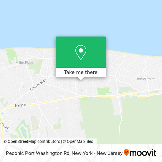 Mapa de Peconic Port Washington Rd