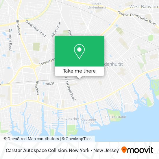 Carstar Autospace Collision map