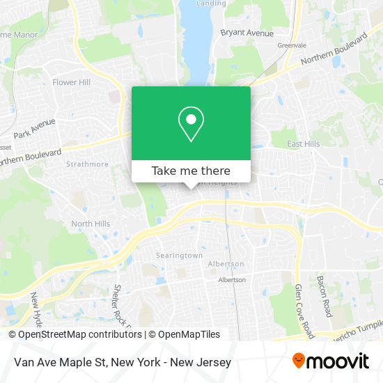 Mapa de Van Ave Maple St