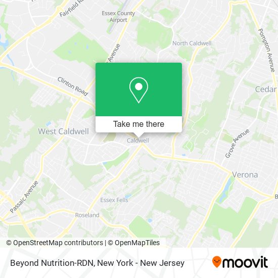 Mapa de Beyond Nutrition-RDN