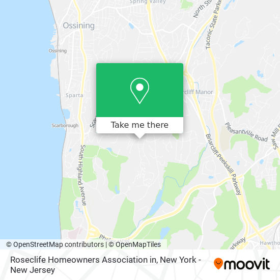 Mapa de Roseclife Homeowners Association in